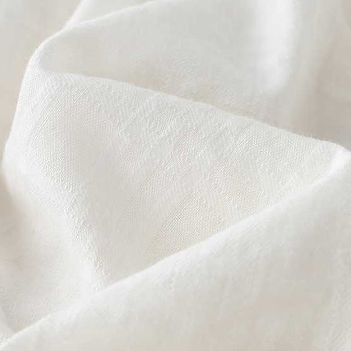 Buddha Stonesレトロ 無地 ドローストリング カエルボタンデザイン 長袖 コットンリネン ミディドレス ポケット付き - image 15