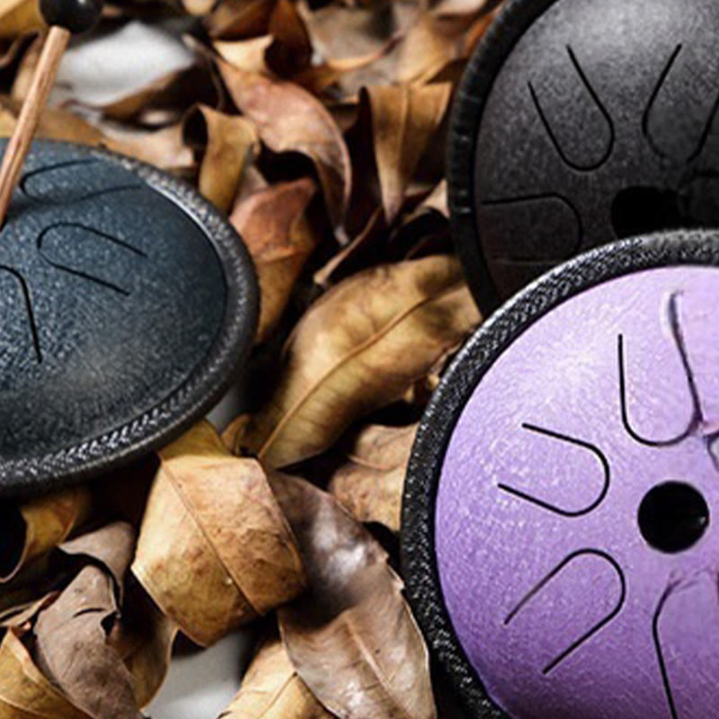 Buddha Stones スチールタンドラム サウンドヒーリング 瞑想 ヨガ ドラムキット 6音 5.5インチ - image 17