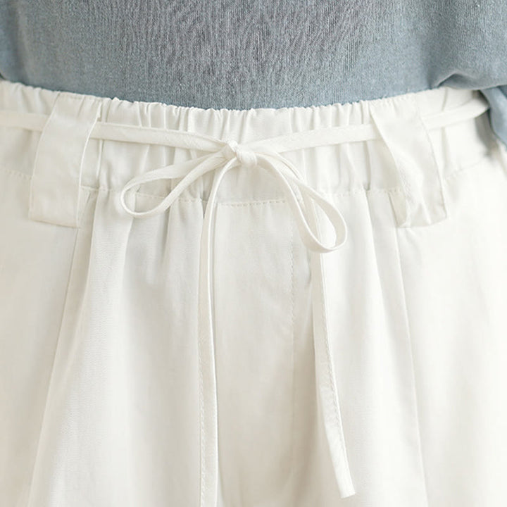 Buddha Stonesサマー ヴィンテージ レースアップ レディース ワイドレッグ スプリットパンツ ポケット付き - image 13