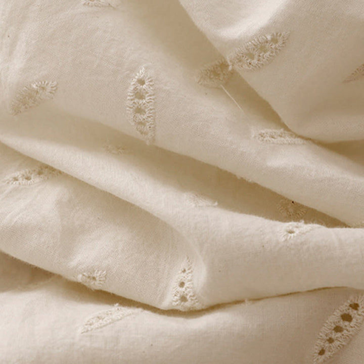 Buddha Stonesサマー ヴィンテージ 刺繍 レース裾 パッチワークデザイン レディース ワイドレッグ コットンパンツ ポケット付き - image 16