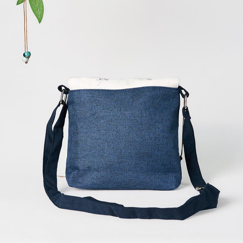 Buddha Stonesハンドメイド刺繍入り大容量ポリエステルキャンバスバックパック