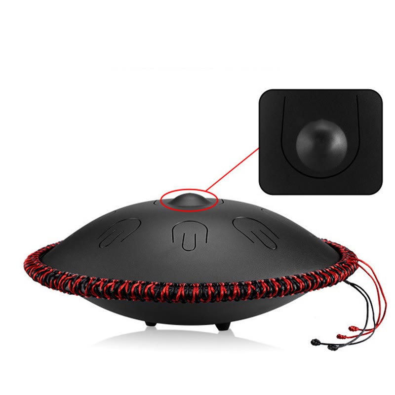 Buddha Stonesスチールタンドラム サウンドヒーリング ヨガ 瞑想キット 9音 15インチ ハンドパン楽器 - image 2