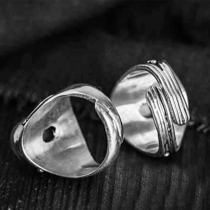 Buddha Stones 925スターリングシルバー ハンドメイド 天然ムーンストーン ヒーリング 調節可能リング - image 15