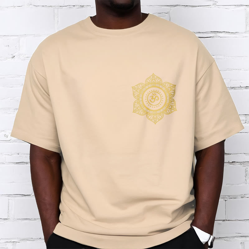 Buddha Stones黄金曼荼羅 OM 柄 Tシャツ - image 12