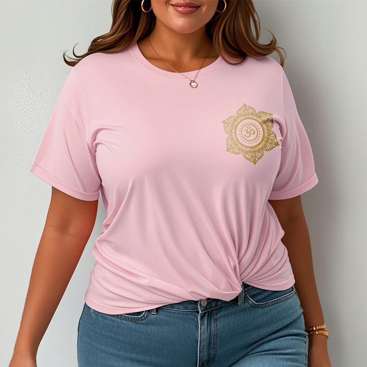 Buddha Stones黄金曼荼羅 OM 柄 Tシャツ - image 14