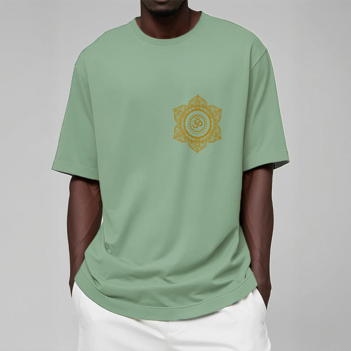Buddha Stones黄金曼荼羅 OM 柄 Tシャツ - image 15