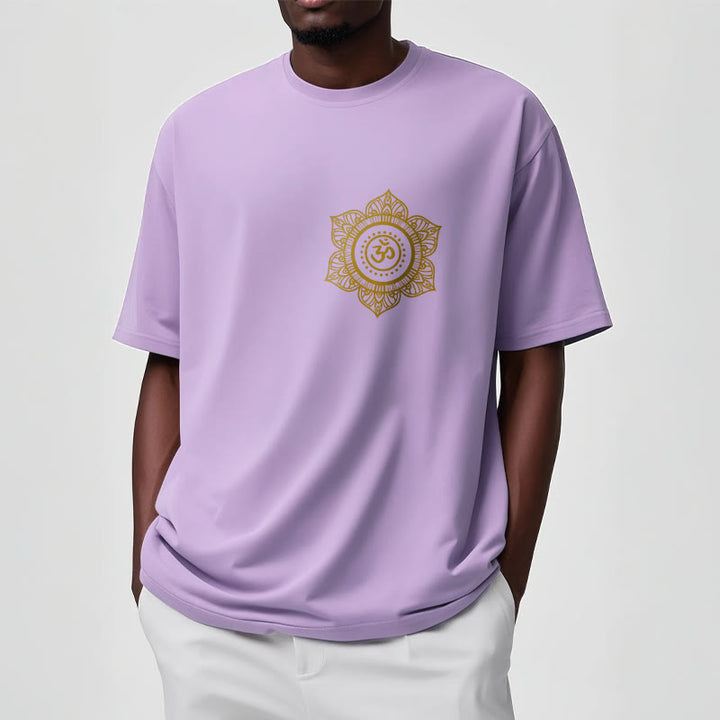 Buddha Stones黄金曼荼羅 OM 柄 Tシャツ - image 17