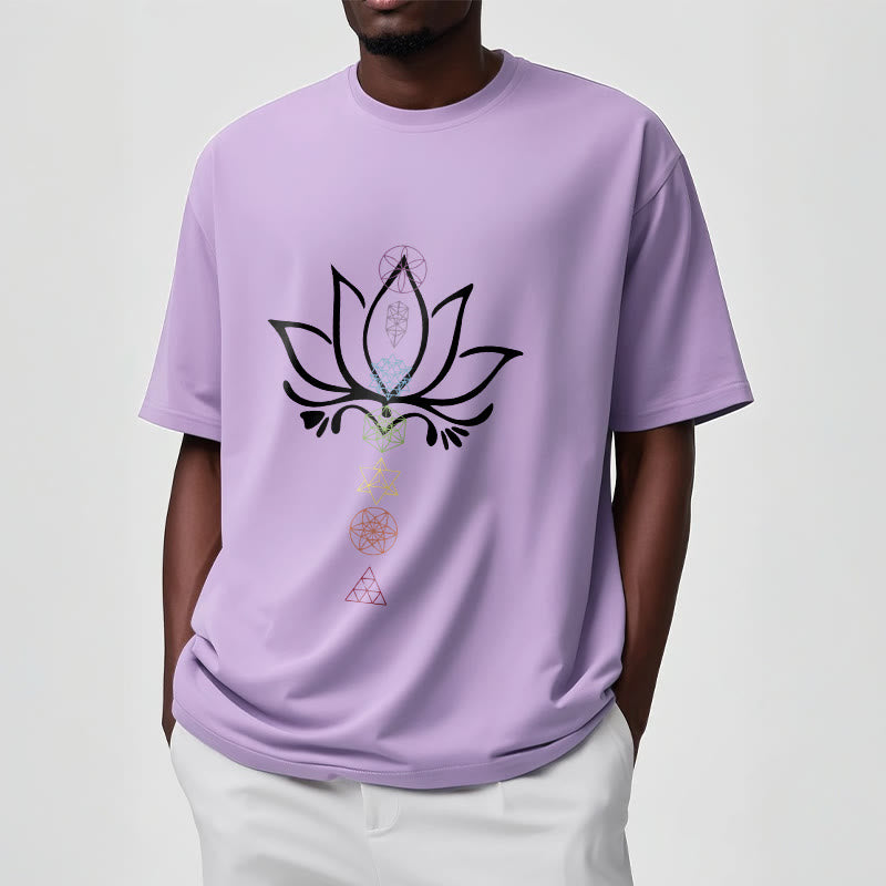 Buddha Stones、蓮、神聖幾何学Tシャツ - image 17
