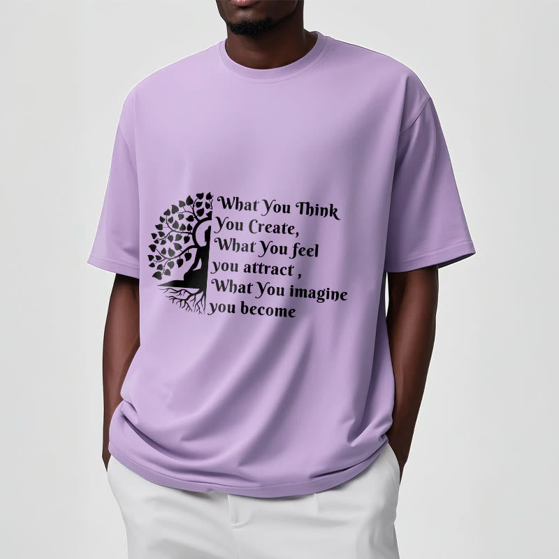Buddha Stones半瞑想仏陀の木Tシャツ - image 17
