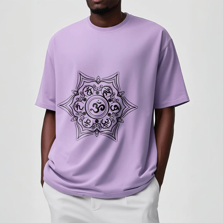 Buddha Stones Mandala オーム・マニ・パドメ・フム Tee Tシャツ - image 17