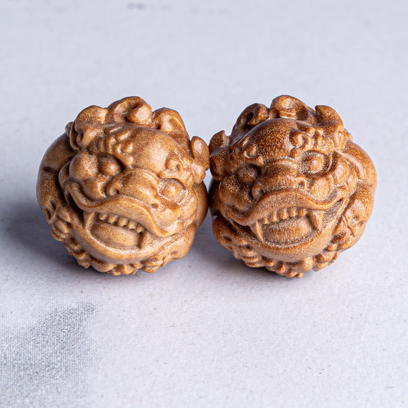 Buddha Stonesミニ 小型 貔貅 白檀 守護 家の装飾