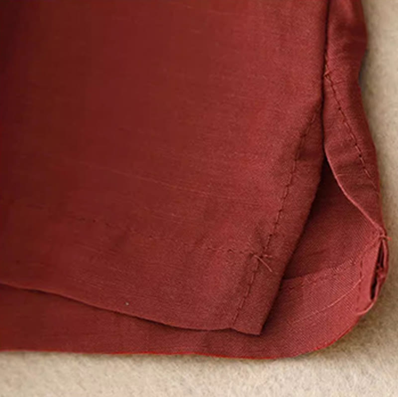 Buddha Stonesカジュアル 無地 刺繍パッチワークデザイン ノースリーブ クルーネック レディースベスト - image 13