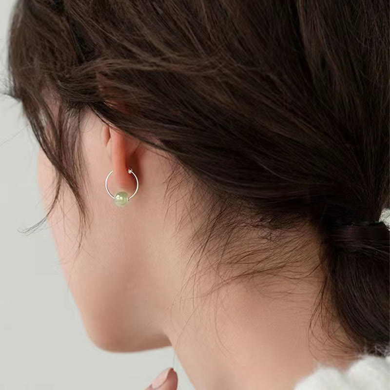 Buddha Stones925 スターリングシルバー 和田翡翠ビーズ 幸運のイヤリング - image 11