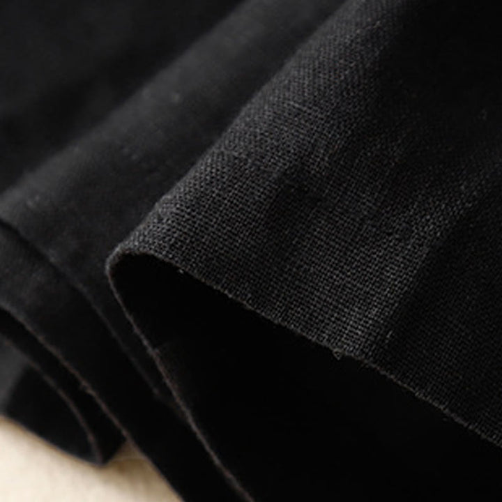 Buddha Stones夏 カジュアル ボタン 無地 コットン レディース ショートパンツ ポケット付き - image 21