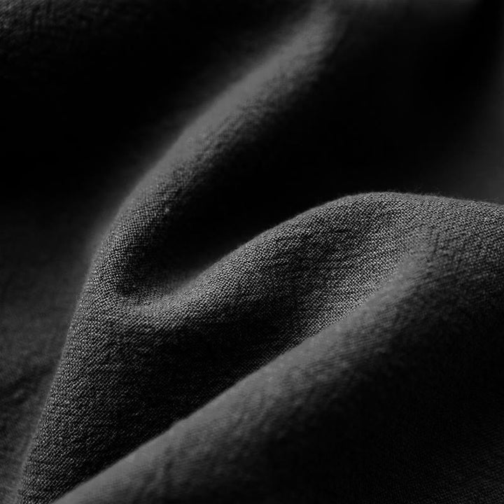 Buddha Stones カジュアル サマー ピュアカラー ジャカード ボタン クルーネック コットン レディース 半袖 Tシャツ - image 54