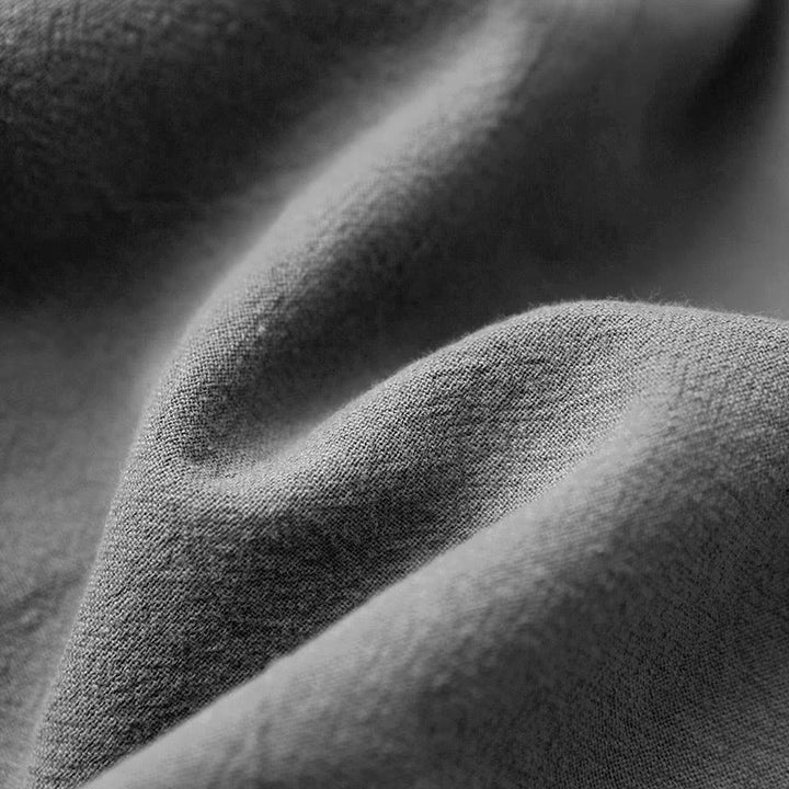 Buddha Stones カジュアル サマー ピュアカラー ジャカード ボタン クルーネック コットン レディース 半袖 Tシャツ - image 59