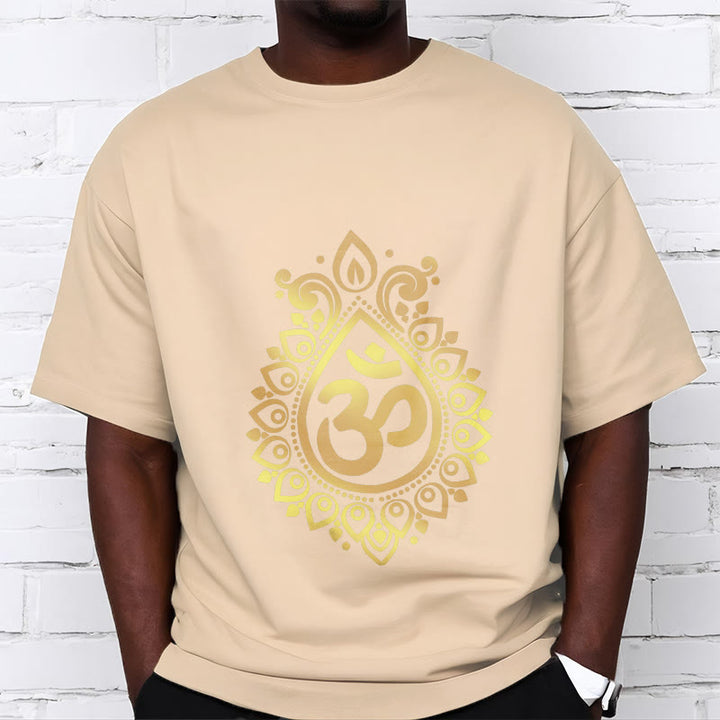 Buddha StonesウォータードロップOMデザインTシャツ - image 9