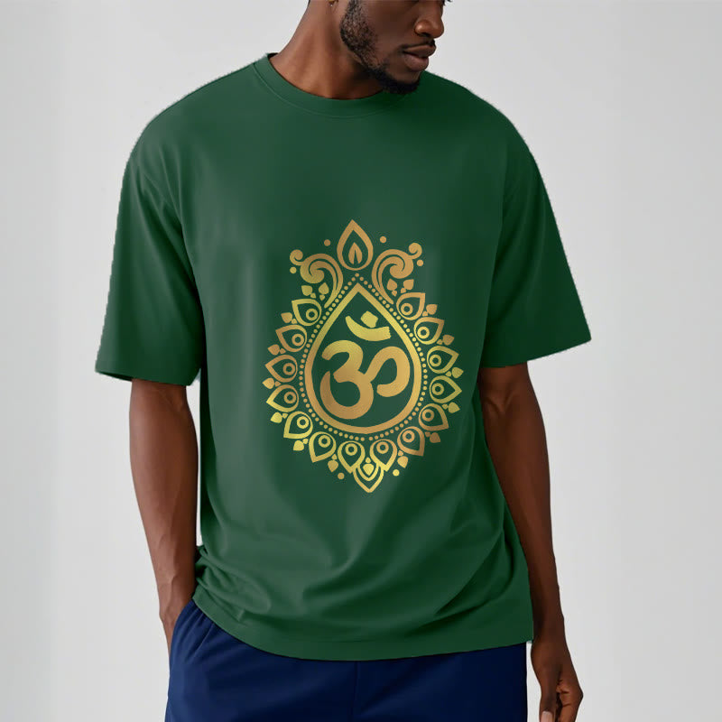 Buddha StonesウォータードロップOMデザインTシャツ - image 11