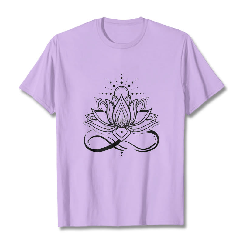 Buddha Stones蓮の花 太陽 デザイン Tシャツ - 梅 - 2XL - image 17