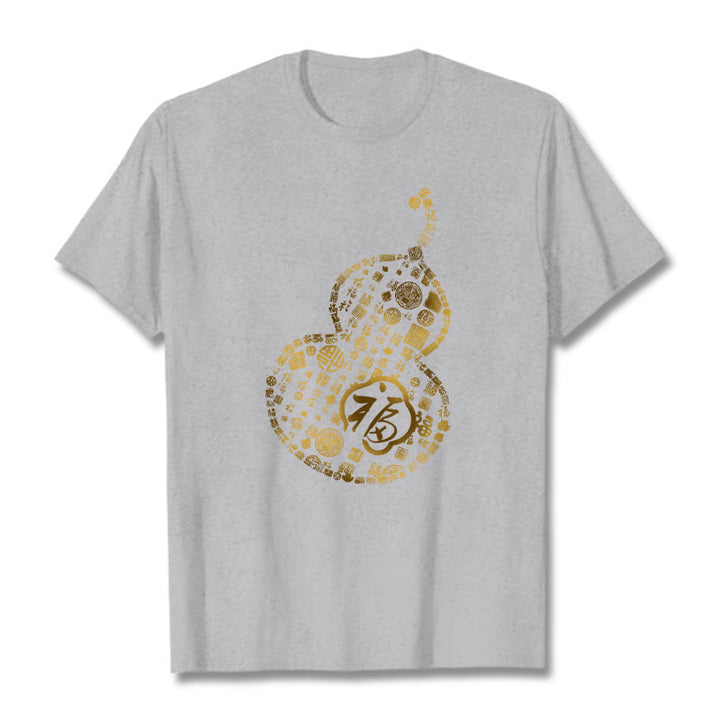 Buddha Stonesひょうたん福キャラクターデザインTシャツ - ライトグレー - 2XL - image 19