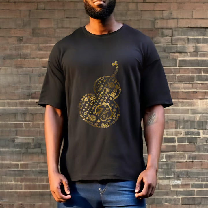 Buddha Stonesひょうたん福キャラクターデザインTシャツ - image 2
