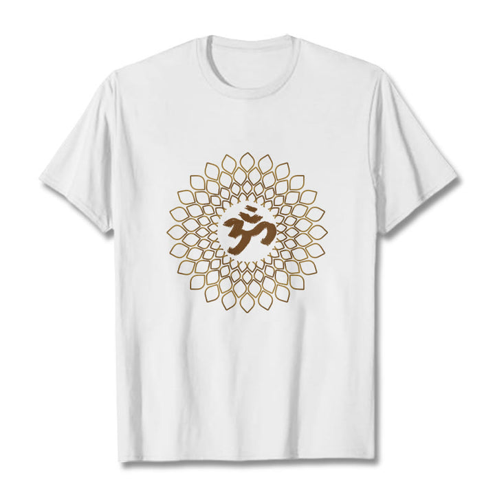 Buddha Stones菱形OMデザインTシャツ - 白 - 2XL - image 1