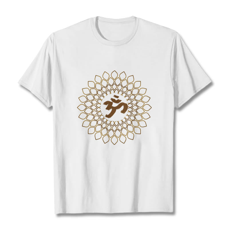 Buddha Stones菱形OMデザインTシャツ - 白 - 2XL - image 0
