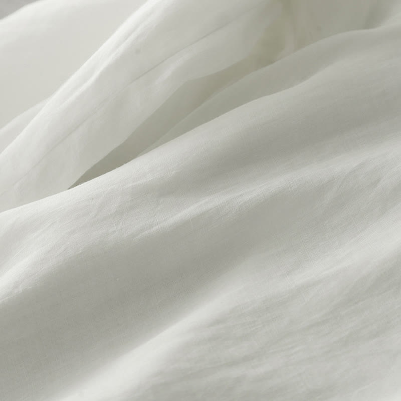 Buddha Stones通勤用 無地 レース刺繍デザイン コットン レディース ワイドレッグ クロップドパンツ ポケット付き - image 5