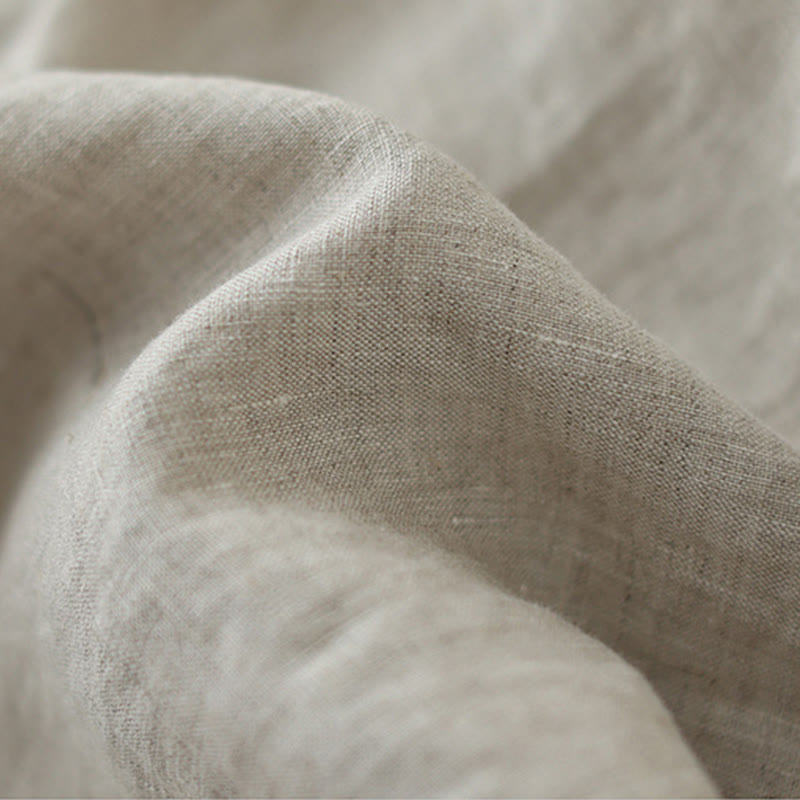 Buddha Stones通勤用 レトロ 無地 レース パッチワークデザイン 7-8丈 レディース ワイドレッグ コットンパンツ ポケット付き - image 6