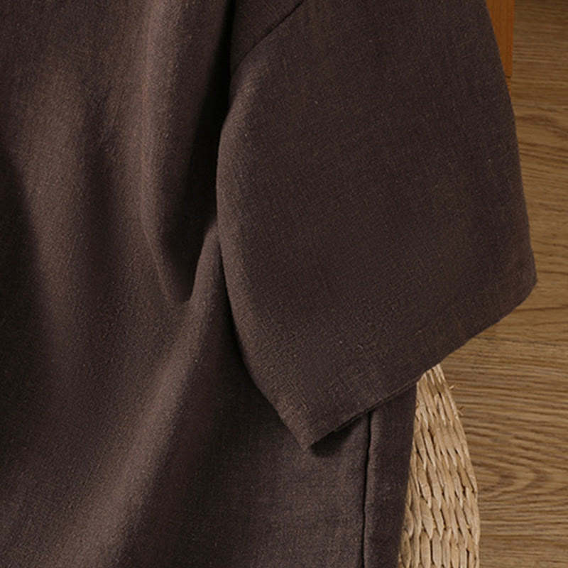 Buddha Stonesカジュアル サマー 無地 クルーネック レディース コットン 半袖 Tシャツ - image 19