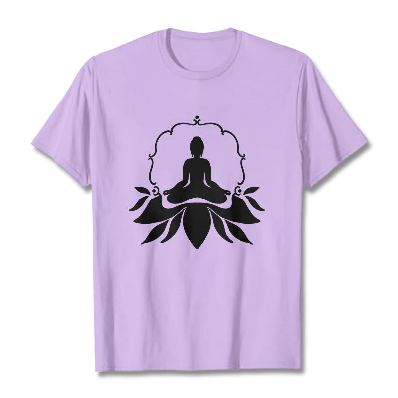 草の上に座るBuddha StonesTシャツ - 梅 - 2XL - image 16