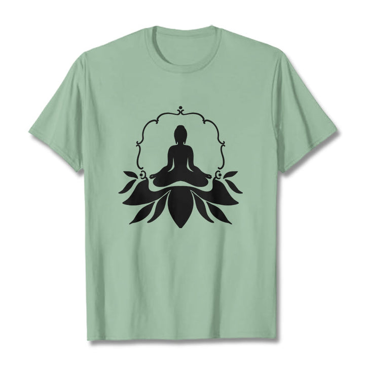 草の上に座るBuddha StonesTシャツ - 淡い緑色 - 2XL - image 14