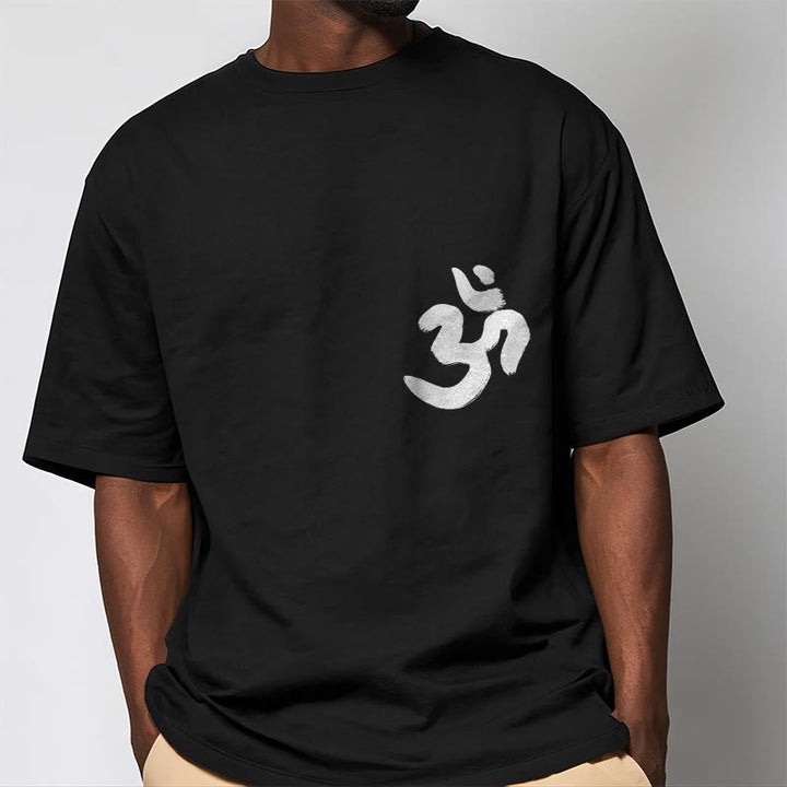 Buddha Stonesのオームシンボル サンスクリットTシャツ - image 4