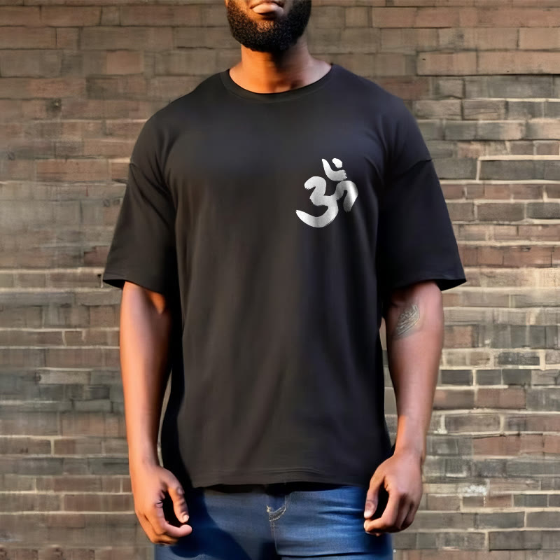 Buddha Stonesのオームシンボル サンスクリットTシャツ - image 5