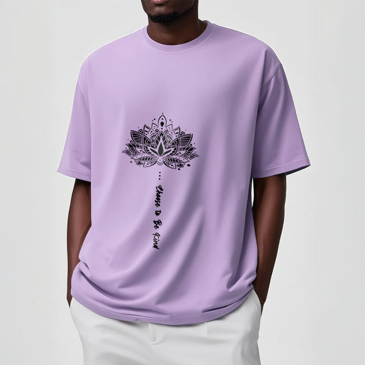 Buddha Stonesは親切を選ぶ 幾何学模様の花Tシャツ - image 17