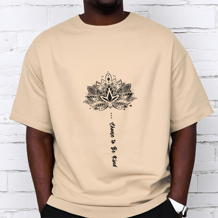 Buddha Stonesは親切を選ぶ 幾何学模様の花Tシャツ - image 12