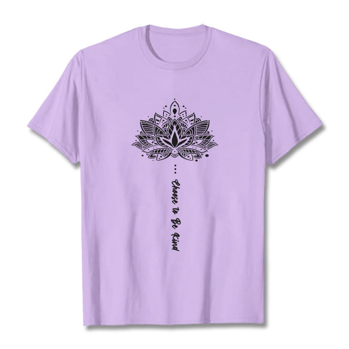 Buddha Stonesは親切を選ぶ 幾何学模様の花Tシャツ - 梅 - 2XL - image 16