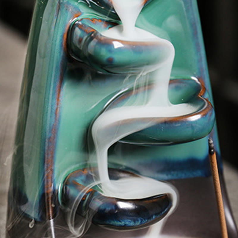 Buddha Stones恋人 カップル 抱擁 愛 陶器 逆流 煙 噴水 癒し 香炉 装飾 - image 9