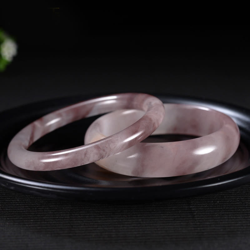 Buddha Stones紫翡翠 幸福の守護ブレスレットバングル