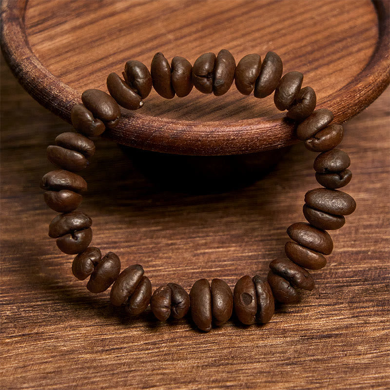 Buddha Stonesの手作り天然コーヒー豆ブレスレット - image 8