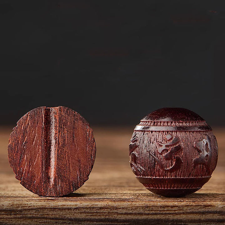 Buddha Stones 小葉紫檀五方位福神平静ブレスレット - image 18