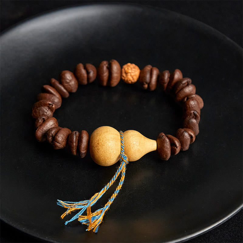 Buddha Stones天然ひょうたんコーヒー豆ブレスレット - image 4