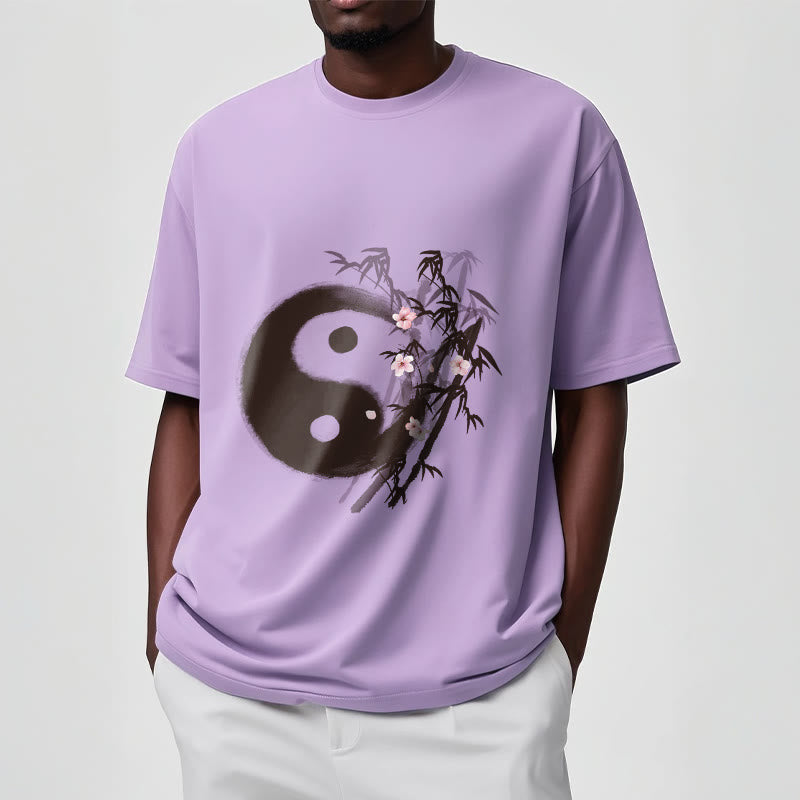 Buddha Stones 陰陽竹桜柄Tシャツ - image 16