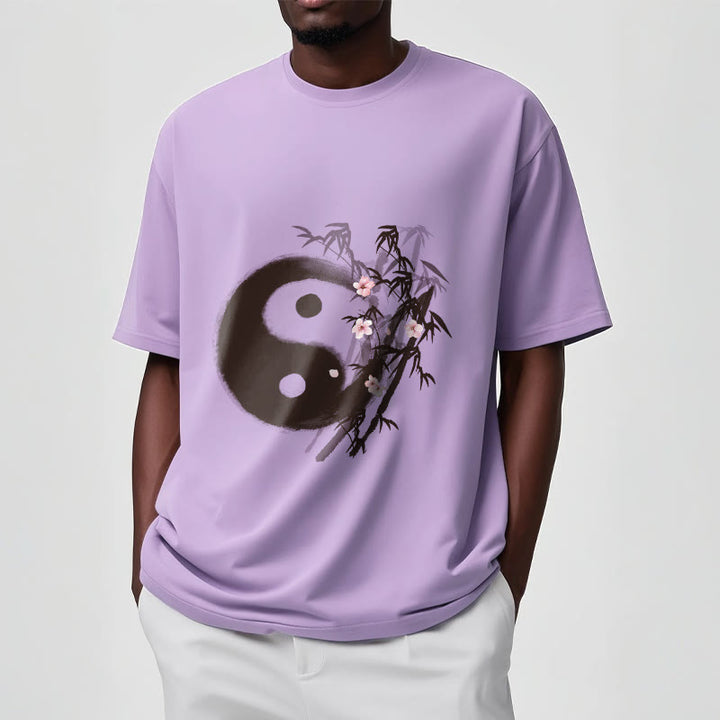 Buddha Stones 陰陽竹桜柄Tシャツ - image 16
