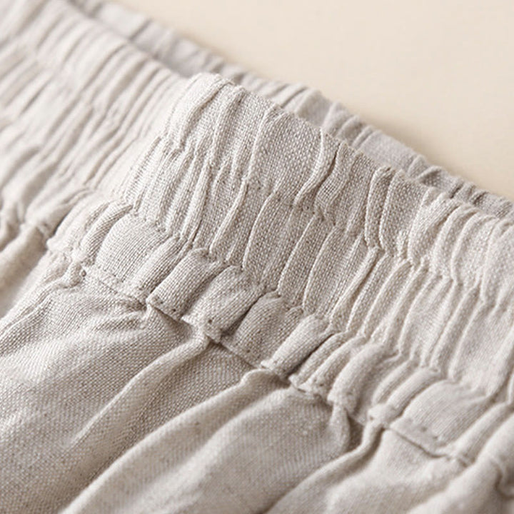 Buddha Stonesプレーンレース レディース ハーレム コットンリネン パンツ ポケット付き - image 17