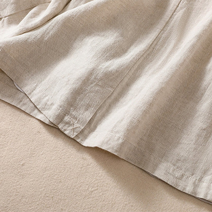 Buddha Stonesレディース コットンリネン スタンドカラー 長袖ジャケット ポケット付き - image 9