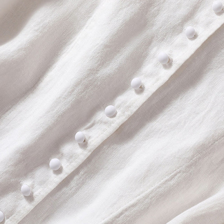 Buddha Stonesレディース コットンリネン スタンドカラー 長袖ジャケット ポケット付き - image 21