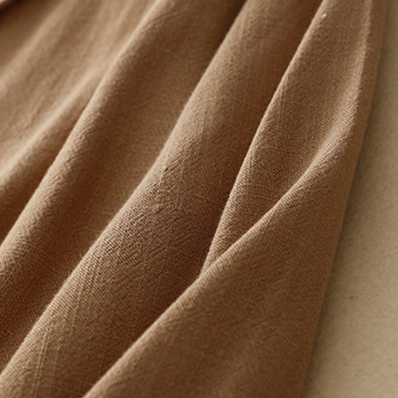 Buddha Stonesレディース コットンリネン フロッグボタン 長袖ジャケット ポケット付き - image 3