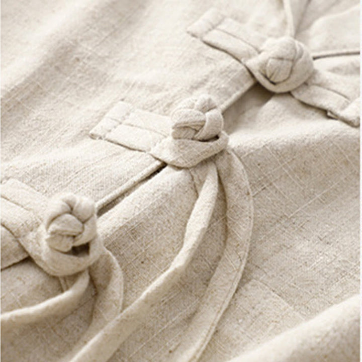 Buddha Stonesレディース コットンリネン フロッグボタン 長袖ジャケット ポケット付き - image 20