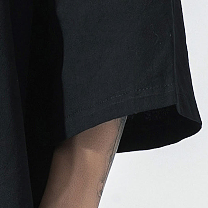 Buddha Stones唐装オープンフロントジャケットコットンリネンメンズ七分袖着物 - image 13